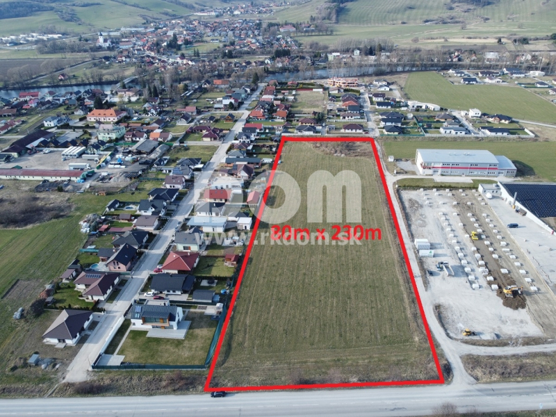 rkDOM | Investičný pozemok pre skladovú halu / priemysel s IS.
