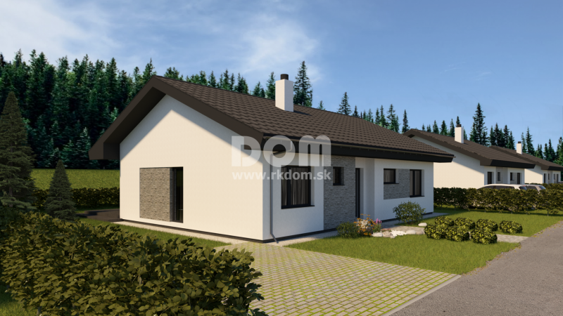Na predaj novostavba 4 - izbového  bungalovu v Dunajove