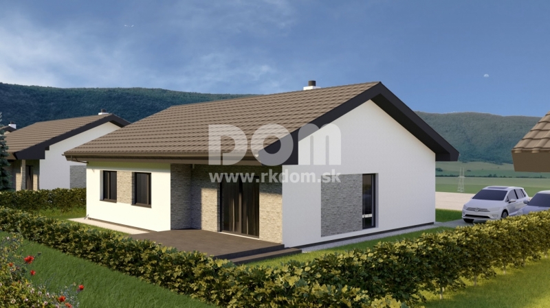 rkDOM | Na predaj novostavba 4 - izbového  bungalovu v Dunajove